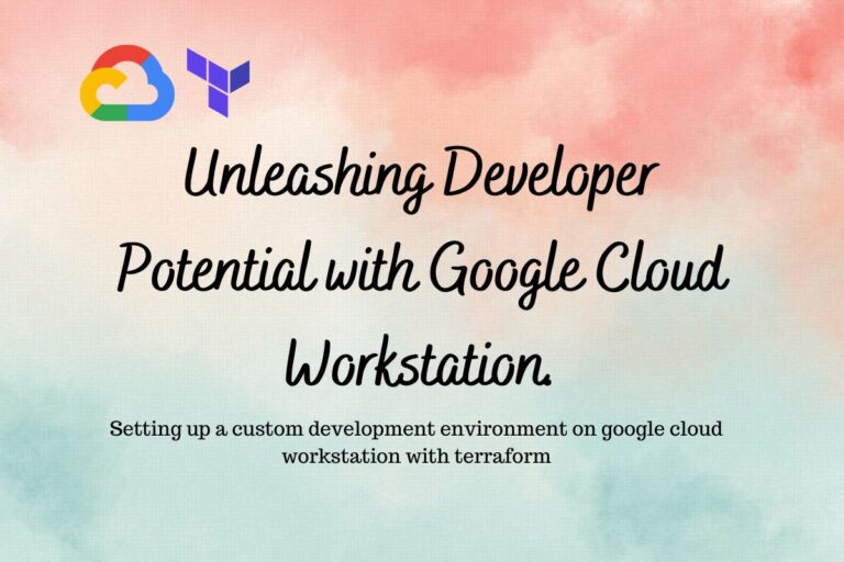 google cloud workstation with terraform