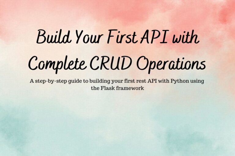 rest api python blog post