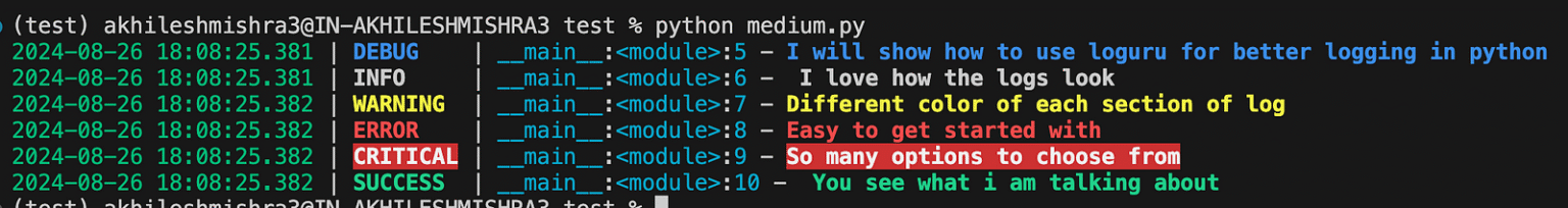 I Ditched Python Built-In Logging For Loguru — You Should Too – Living ...